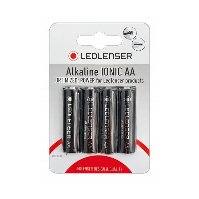 Ledlenser AA, zestaw baterii alkalicznych, 4 szt