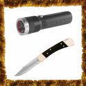 Zestaw upominkowy PRESTIGE3: Ledlenser MT14 + Buck 110 Folding Hunter