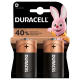 Bateria alkaliczna Duracell LR20, blister/opakowanie: 2 szt