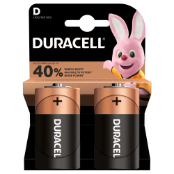 Bateria alkaliczna Duracell LR20, blister/opakowanie: 2 szt