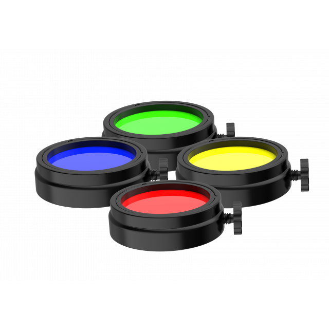 Ledlenser TFX Color Filter Set 43 mm, zestaw filtrów do latarki Propus 3500