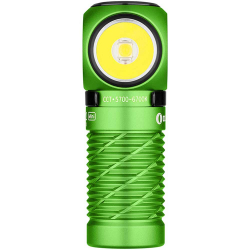 Olight Perun 2 Mini CW  latarka kątowa z opaską, Lime Green, 1100 lm