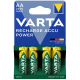 VARTA Recharge Accu Power AA, zestaw akumulatorów, 2600 mAh (blister 4 sztuki)