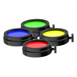 Ledlenser TFX Color Filter Set 37 mm, zestaw filtrów do latarki  Gacrux 2500