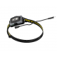 Ledlenser HF4R Work Black/Yellow, latarka akumulatorowa, 500 lm